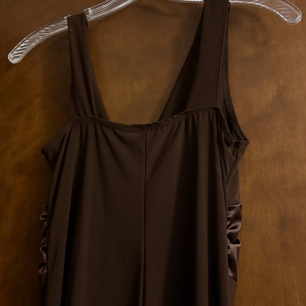 Chocolate brown formal dress - Picture 5 of 9